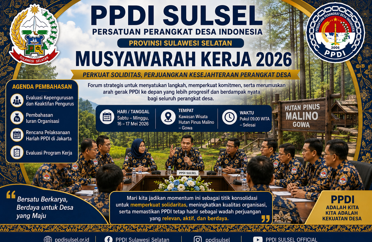PPDI Sulsel Perkuat Soliditas, Siapkan Agenda Nasional