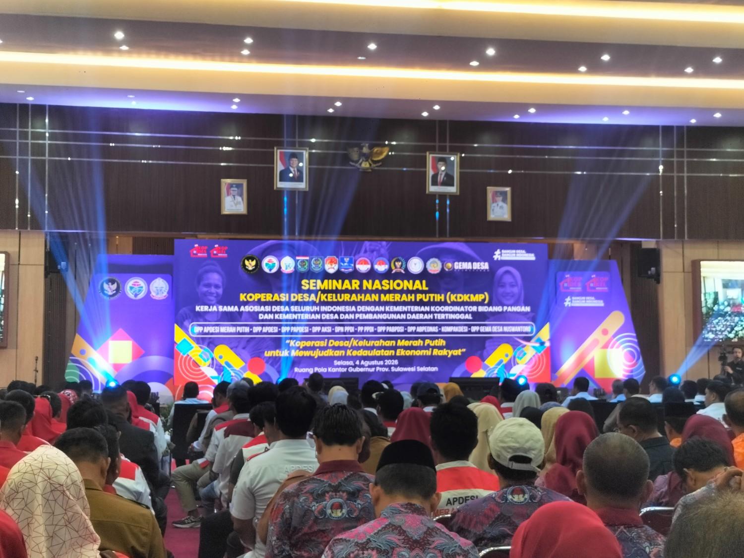 Gubernur Andi Sudirman Sambut Seminar Nasional Koperasi Merah Putih, Siap Kawal Arah Baru Ekonomi Desa